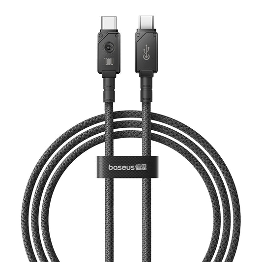 Baseus Unbreakable Series Fast Charging Data Cable cluster black background white