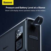 Baseus Mega Energy Pump Series Dual Cylinder Wireless Inflator Car Pump Black