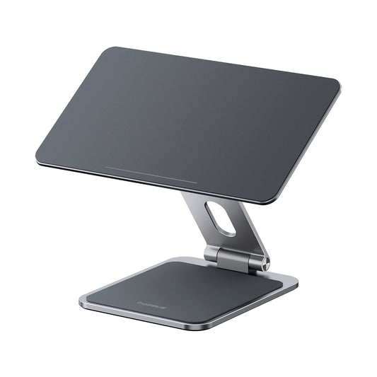 Baseus MagStable Series Magnetic Tablet Stand for Pad 12.9 - Space Grey on white background