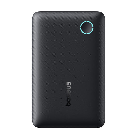 Baseus EnerFill FP11 Power Bank 10000mAh 15W Cosmic black front view on white background