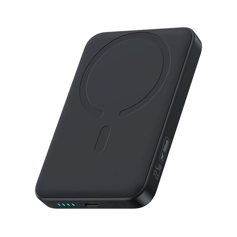 Baseus EnerFill FM11 Magnetic Power Bank 10000mAh 22.5W magsafe angle view on white background