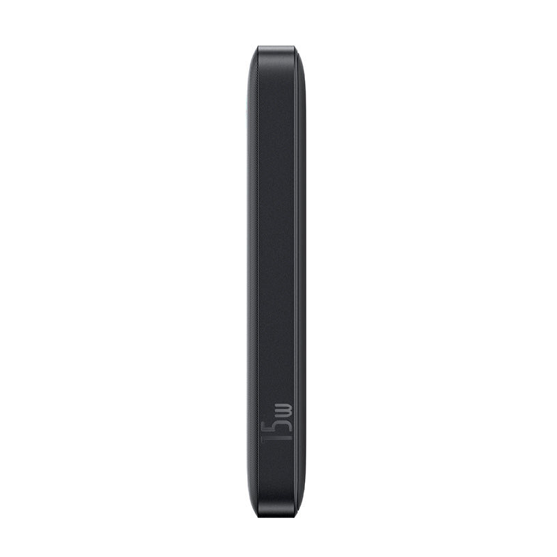 Baseus EnerFill FP11 Power Bank 10000mAh 15W Cosmic black side view on white background