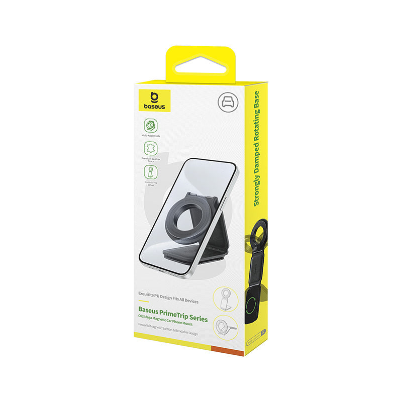 PrimeTrip C02 Mega Car Mount Stick-on Version In Packaging on White Background