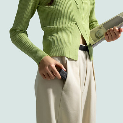 Baseus GaN5 Fast Charger (mini) 1C 25W - Cluster Black (Dynamic 3 Cable Type-C to Type-C 100W 1m）Pocket Sized