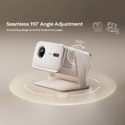 Aurzen Boom Mini Smart Projector (1080p Full HD, 500 ANSI Lumens, Google TV)