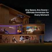 Aurzen Boom Mini Smart Projector (1080p Full HD, 500 ANSI Lumens, Google TV)