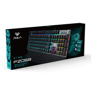 Aula Wind F2058 mechanical keyboard packaging on a white background