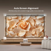 Aurzen Boom Mini Smart Projector (1080p Full HD, 500 ANSI Lumens, Google TV)