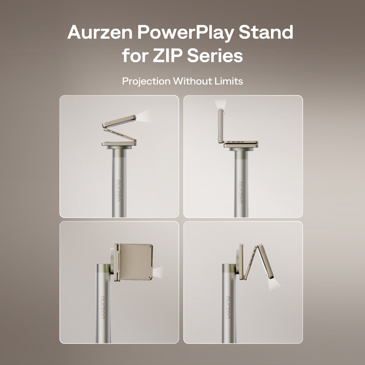 Aurzen PowerPlay Magnetic Charging Stand (10000mAh, 35W PD, 3-Height Adjustable)