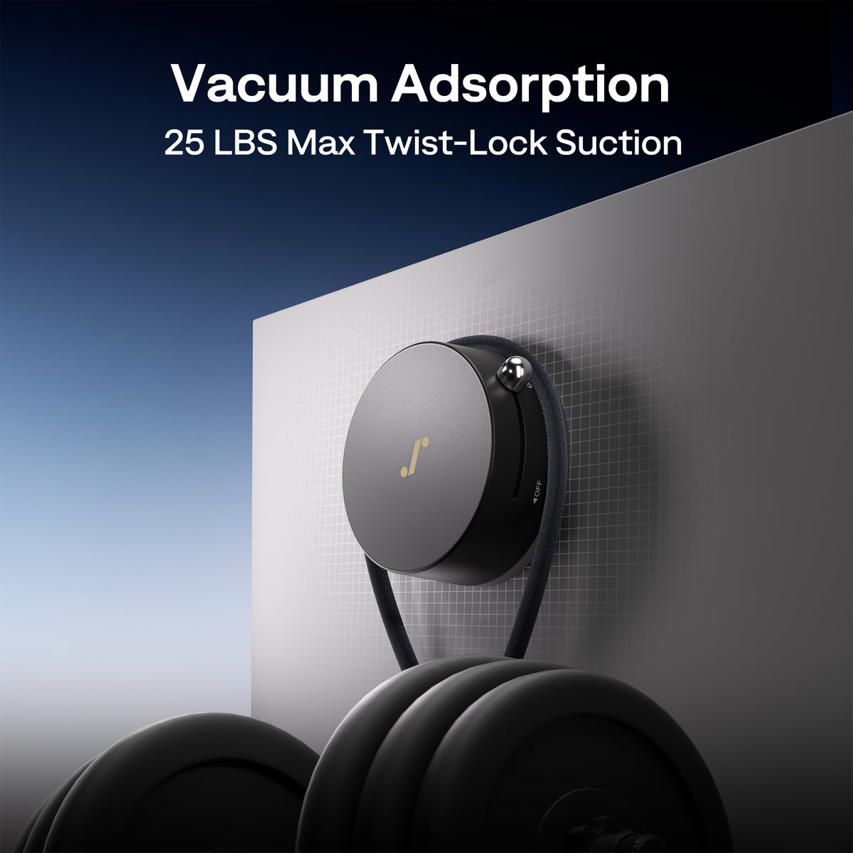 Aurzen MagPlay Magnetic Mount (360° Rotation, MagSafe, Vacuum Suction)