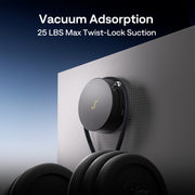 Vacuum吸附装置展示，带有最大扭锁吸力25磅的文本