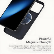 PITAKA Ultra‑Slim Aramid Fibre Case for iPhone 17 Pro Max Phone case with magnetic film on a white background