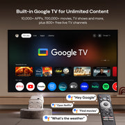 Aurzen Boom Mini Smart Projector (1080p Full HD, 500 ANSI Lumens, Google TV)