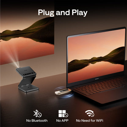 Aurzen CastPlay Wireless HDMI Dongle (1080P @ 60Hz, 4K Decoding, DRM Streaming)