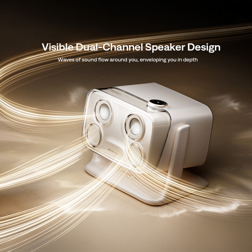 Aurzen Boom Mini Smart Projector (1080p Full HD, 500 ANSI Lumens, Google TV)