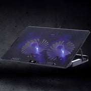 HAVIT HV-F2083 Laptop Cooling Pad Dual Fan Adjustable RGB