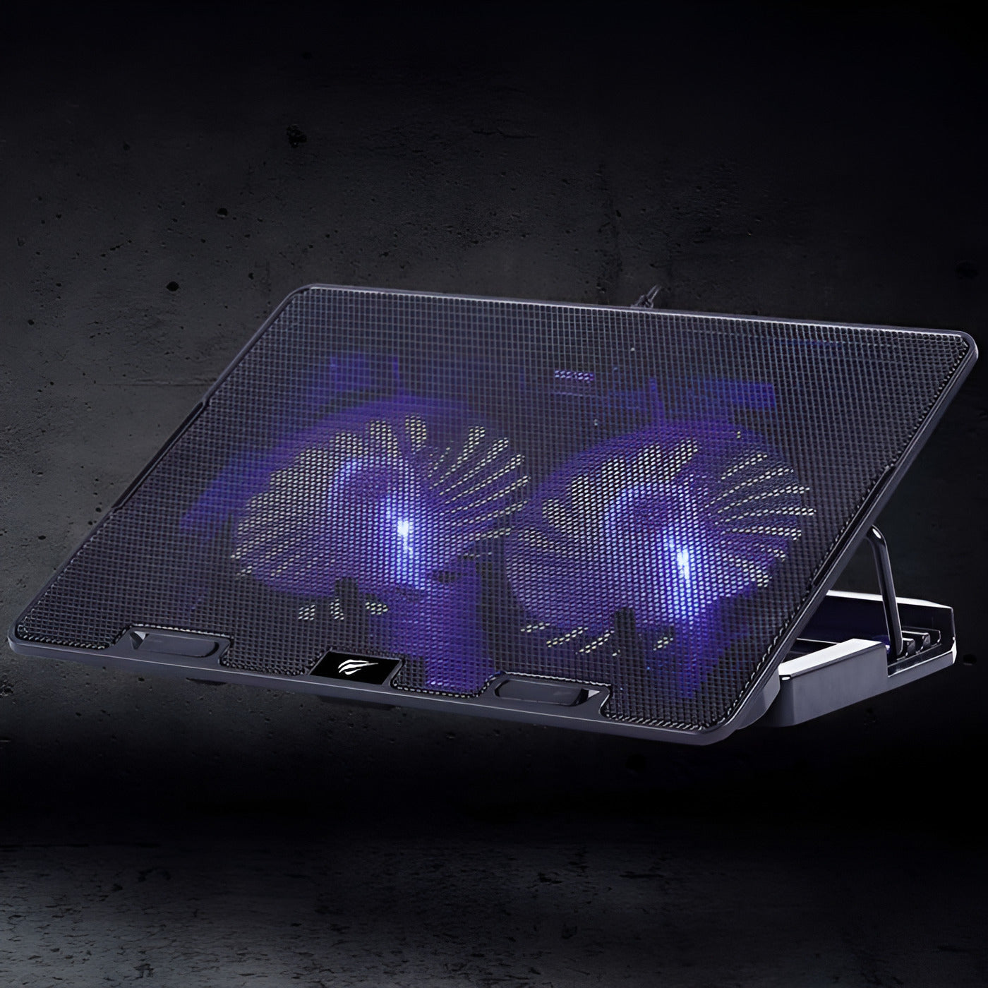 HAVIT HV-F2083 Laptop Cooling Pad Dual Fan Adjustable RGB
