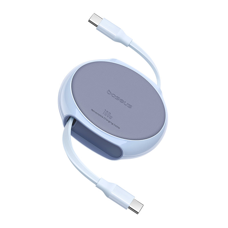 Baseus Pathfinder Series Free2Draw Fast Charging Data Cable Type C to Type C 100W galaxy blue