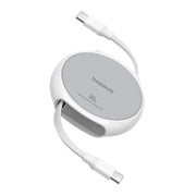 Baseus Pathfinder Series Free2Draw Fast Charging Data Cable Type C to Type C 100W moon white