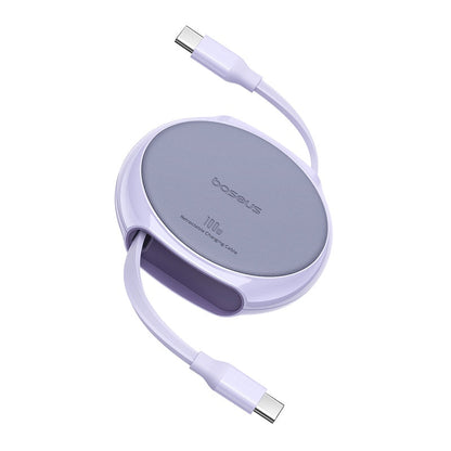 Baseus Pathfinder Series Free2Draw Fast Charging Data Cable Type C to Type C 100W nebula purple