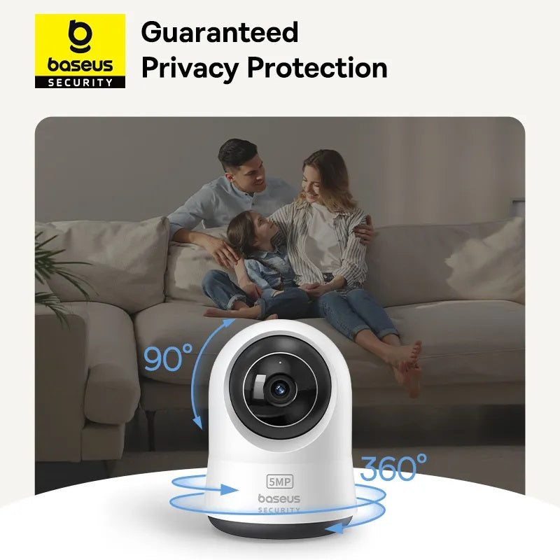 Baseus P1 Pro Indoor Camera 3K AI Pan Tilt Baby Monitor Cam