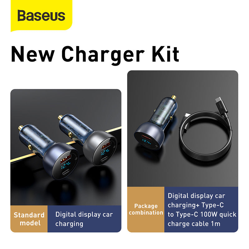 Baseus car phone charger kit