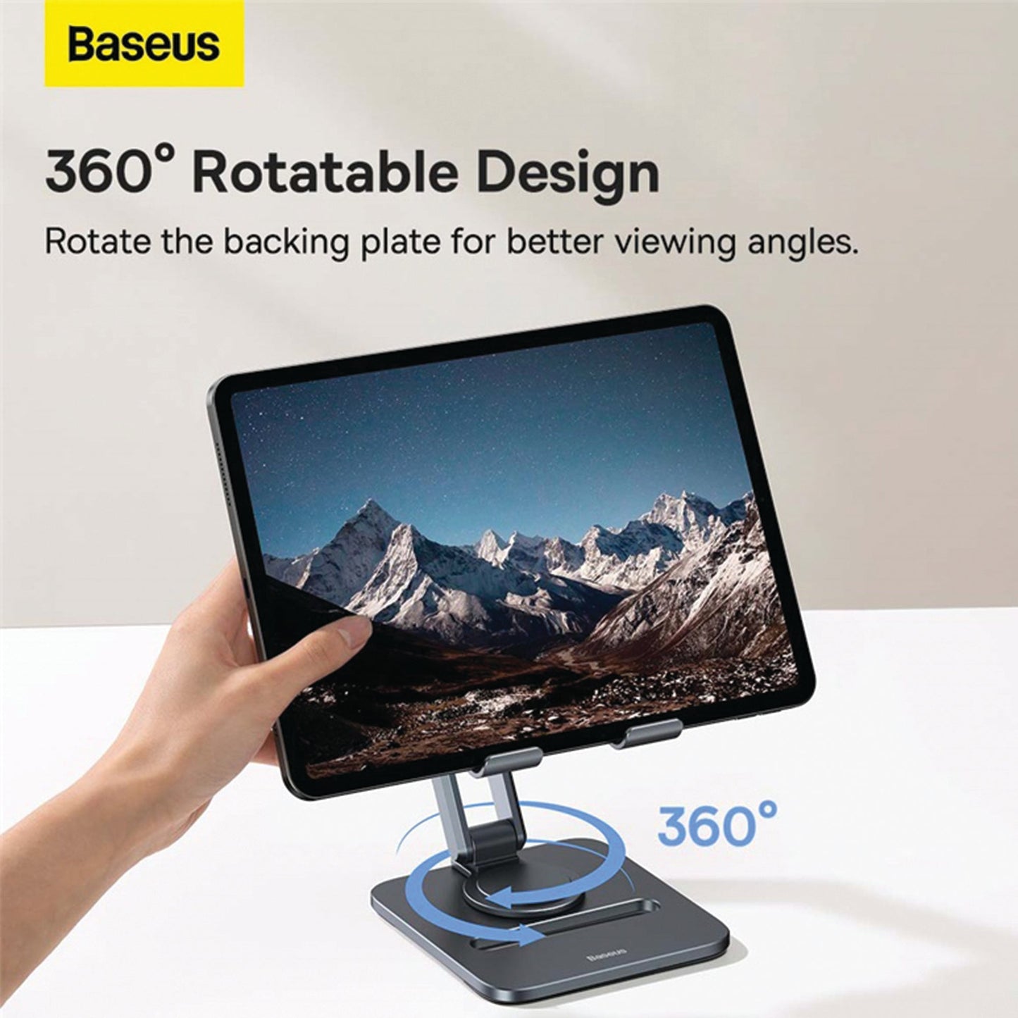 Baseus Desktop Biaxial Foldable Metal Stand (for Tablets)