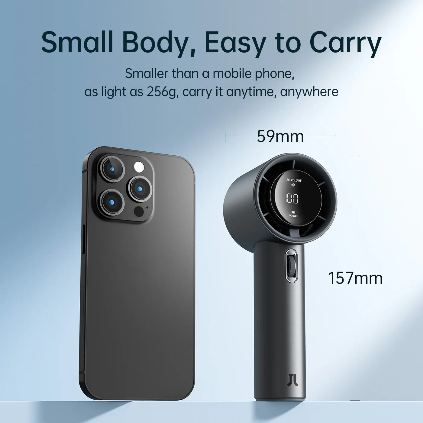 Jisulife Handheld Fan Pro 1S (5000mAh) - Dark Grey