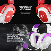 HAVIT H2002D Wired Gaming Headset with Detachable Microphone
