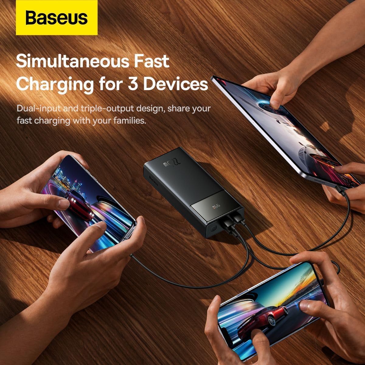 Baseus Star-Lord Digital Display Fast Charge Power Bank 22.5W