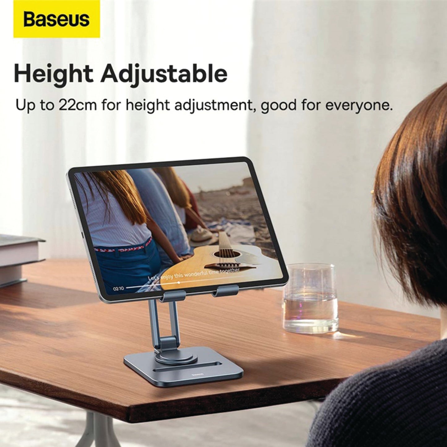 Baseus Desktop Biaxial Foldable Metal Stand (for Tablets)