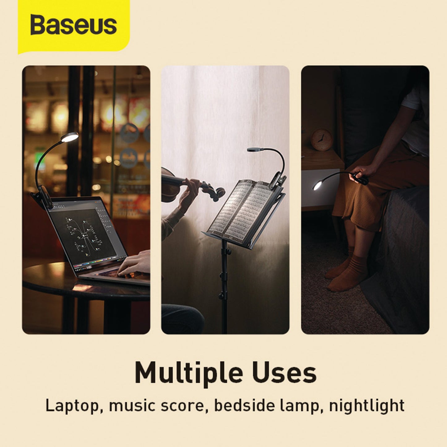 Baseus Comfort Reading Mini Clip Lamp
