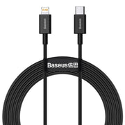 Baseus Superior Series Fast Charging Data Cable Type C to iOS PD 20W 2M Black