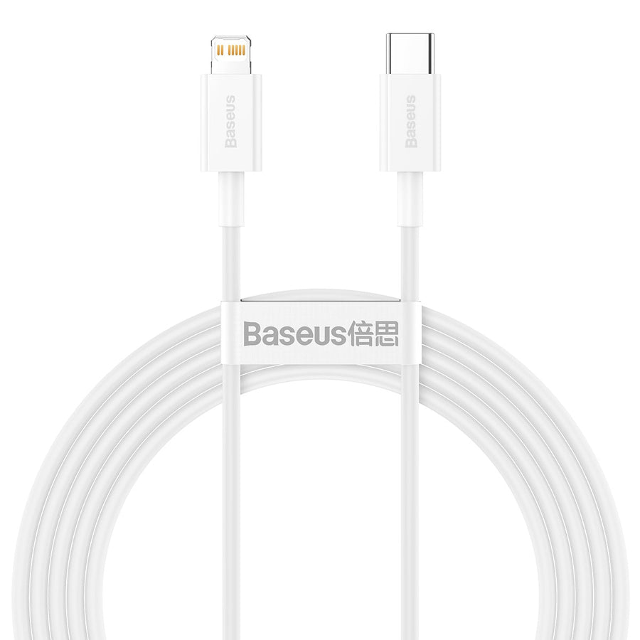 Baseus Superior Series Fast Charging Data Cable Type C to iOS PD 20W 2M White