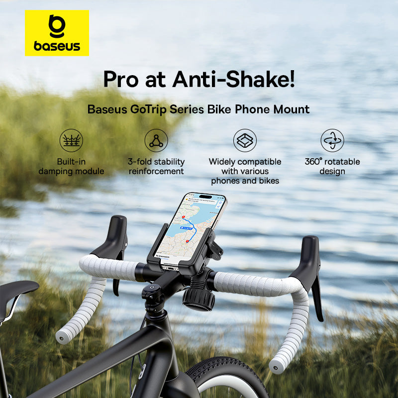 Baseus GoTrip Series Bike Phone Mount Pro at Anti Shake
