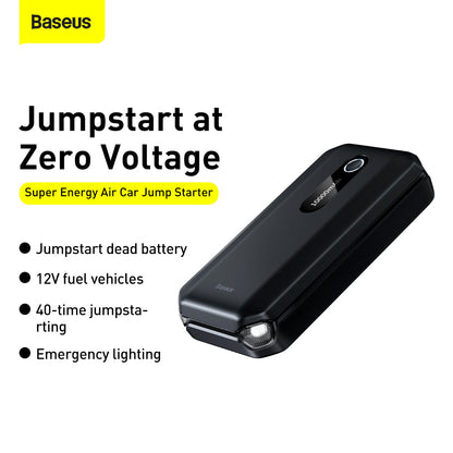 Baseus Super Energy Air Series 12V DC and USB Car Jump Starter Black