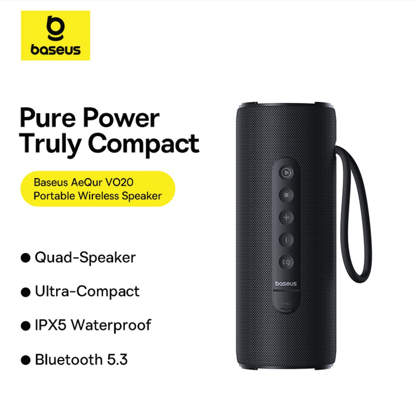 Baseus AeQur VO20 Portable Wireless Speaker