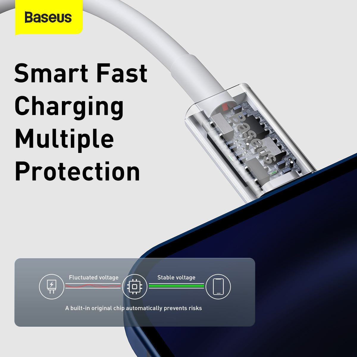 Baseus Superior Series Fast Charging Data Cable Type C to iOS PD 20W 1.5M White