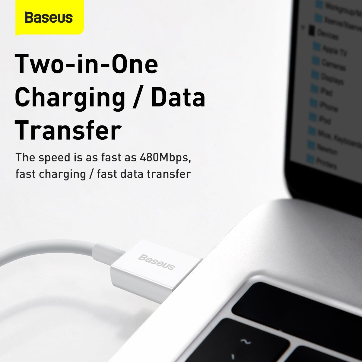 Baseus Superior Series Fast Charging Data Cable USB to iP 2.4A 1.5m