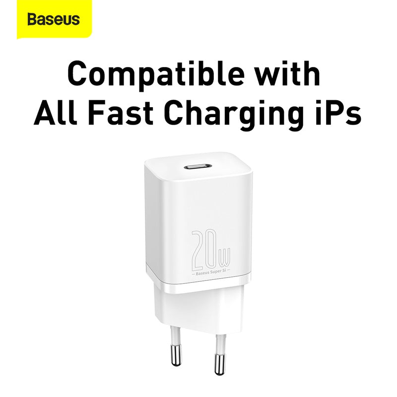 Baseus Super Si Quick Charger 1C 20W EU White