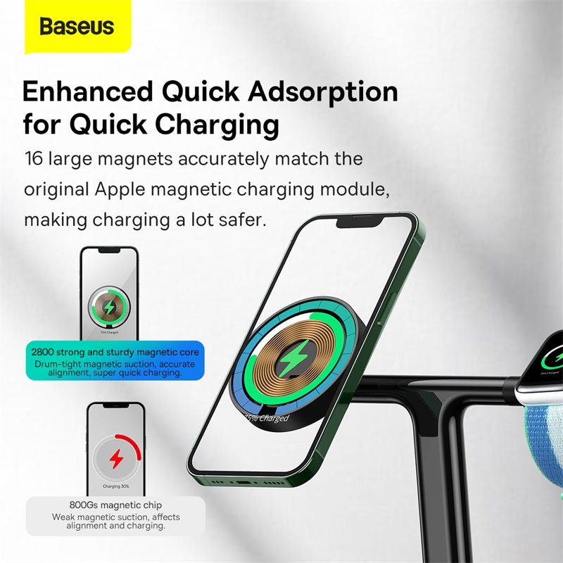 Baseus 3 in 1 swan wireless charger
