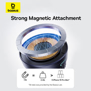 Baseus MagPro Series Magnetic Wireless Charging Car Mount Air Vent Version 15W Qi2.0 Cosmic Black