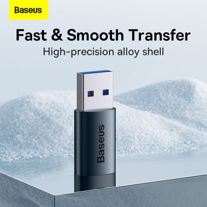 Baseus Ingenuity Series Mini OTG Adaptor USB 3.1 to Type C Blue