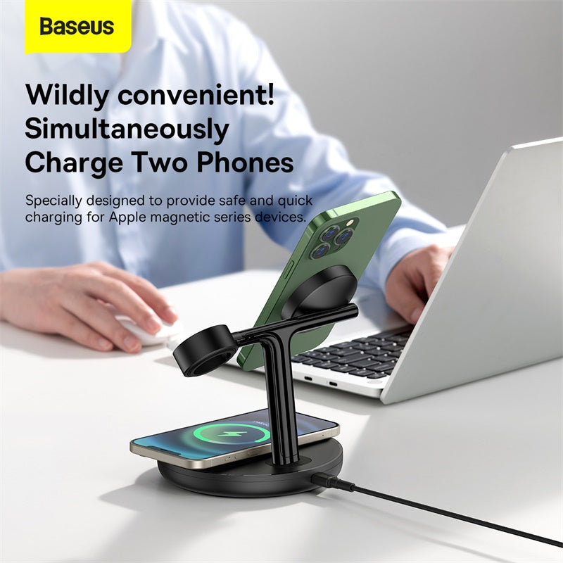 Swan 3 in 1 charger baseus wireless charger