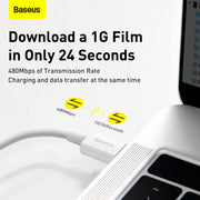 Baseus Superior Series Fast Charging Data Cable Type C to iOS PD 20W 1.5M White