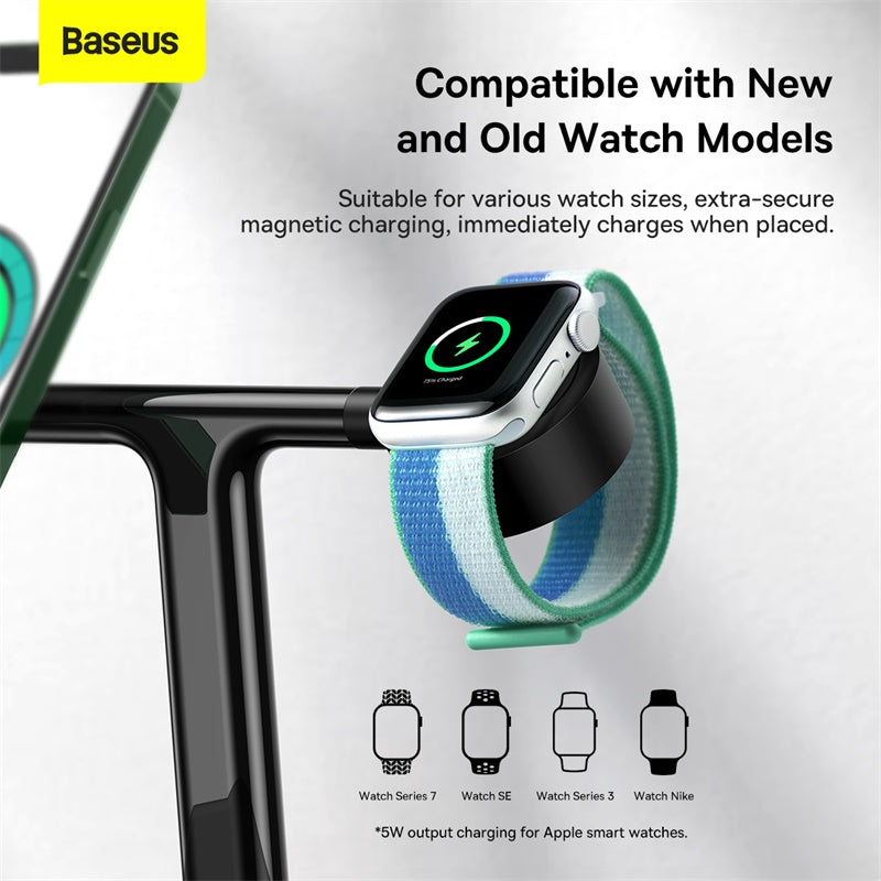 Baseus swan charger with magsafe and wireless charger