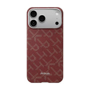 PITAKA Ultra‑Slim Aramid Fibre Case for iPhone 17 Pro Max Phone case with a patterned design on a white background