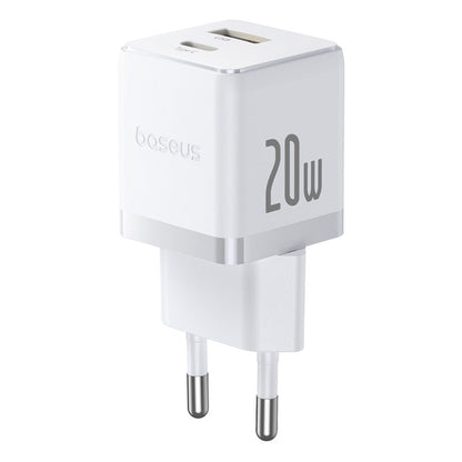 White USB charger with 'bogous' branding and '20w' rating on a white background