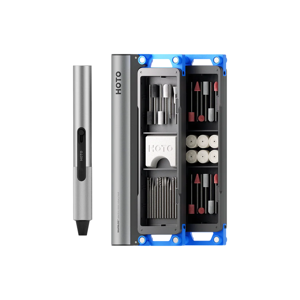 HOTO multi-tool with various components on a white background