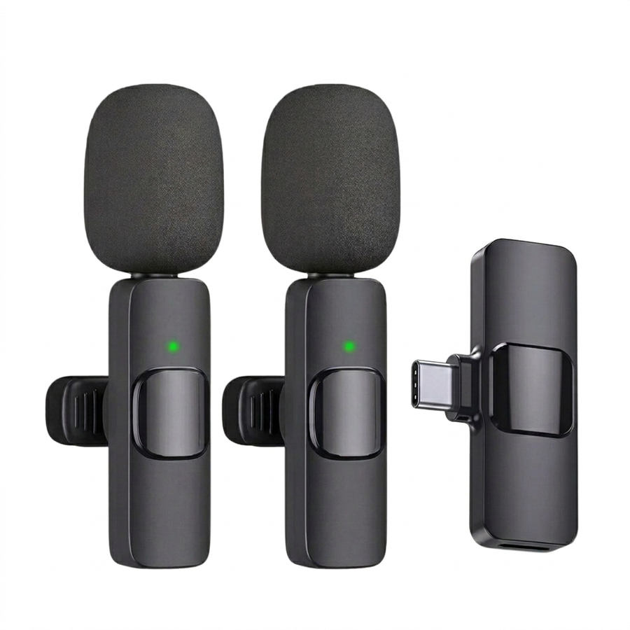 Wireless Mic K9 Type-C (2 Mic)